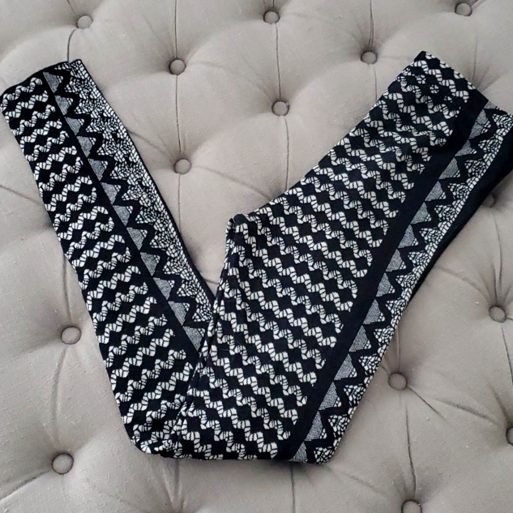 BCBG Silk Woven Leggings